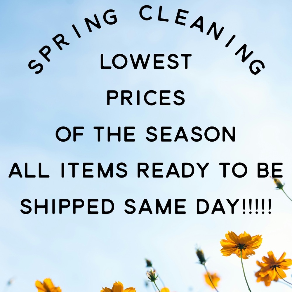 Majority of the closet is $10 or less !!!!!